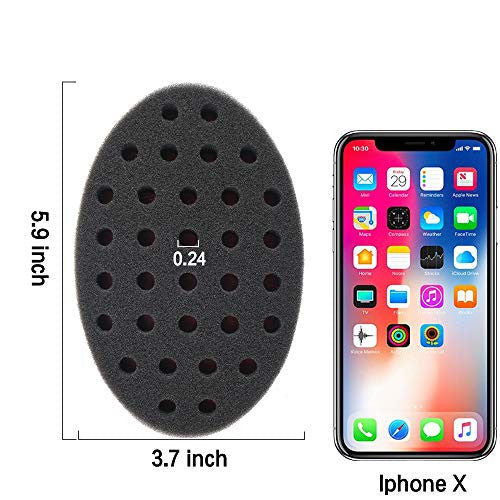 Small Holes Hair Sponge for Twists and Dreads Barber Afro Wave Nappy Sponge Brush for Curls Women Men Natural Hair 2 Pack