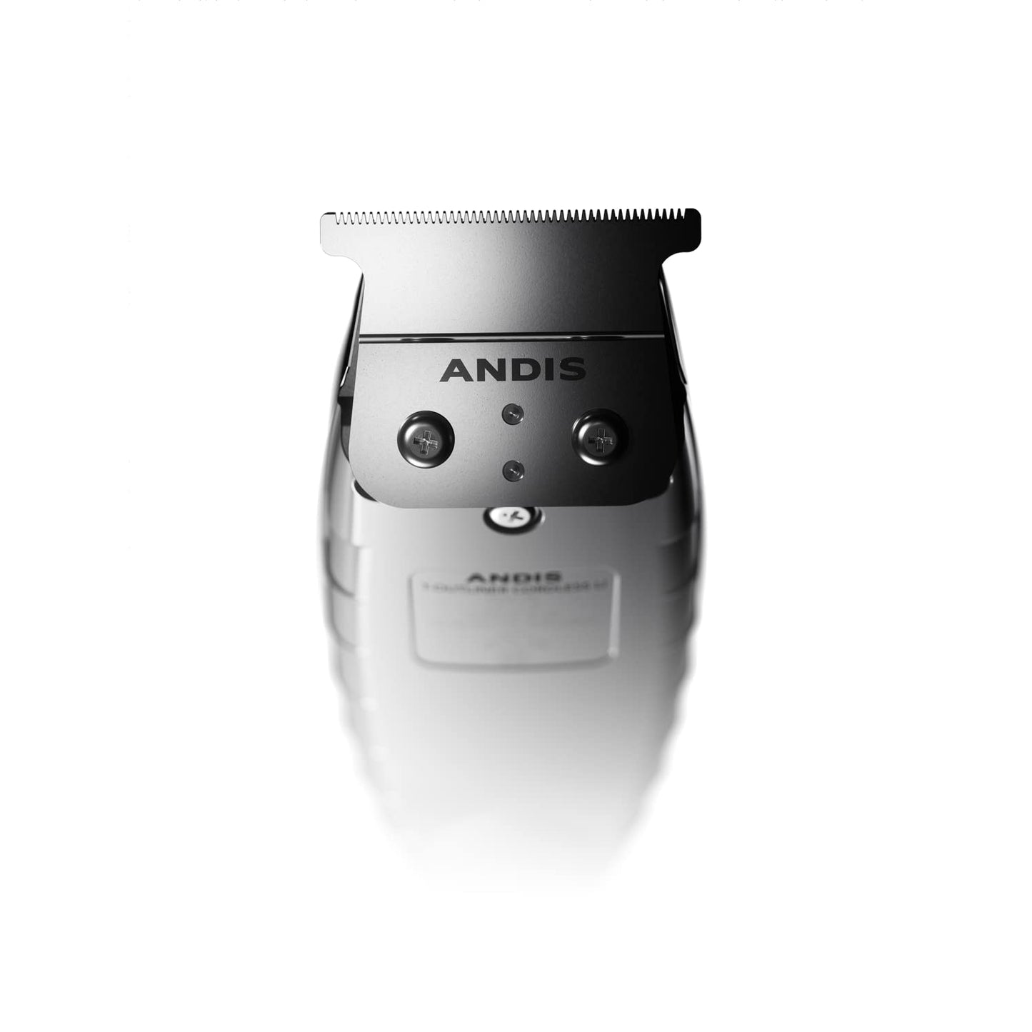 Andis 74055 Professional Corded/Cordless Hair & Beard Trimmer, Zero Gapped, Close Cutting Carbon Steel T-Outliner Blade, Grey