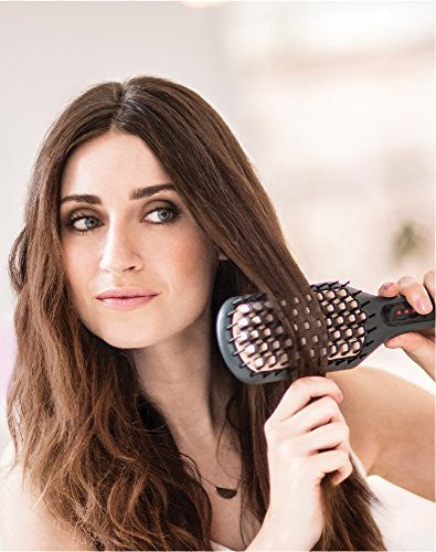 CB7400 of Remington Straight Brush, Ceramic Coated Bristles with Anti-Static Coating, Black