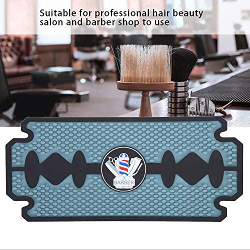 Heat-Resistant Styling Station Mat, PU Non-Slip Hairdressing Tools Pad Cushion Barber Shop Hair Salon Accessory(1#)
