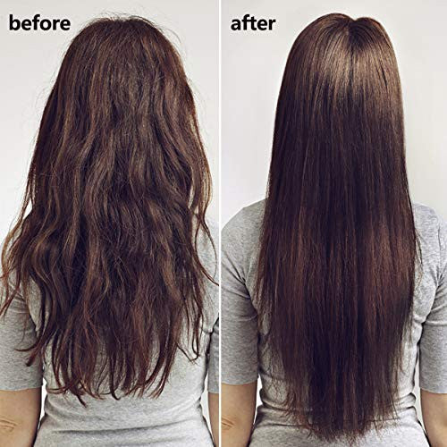 Giantex Fer à lisser en céramique tourmaline, fer plat ionique antistatique, larges plaques en céramique, chaleur thermostatique automatique, fer à lisser pour la maison et les voyages