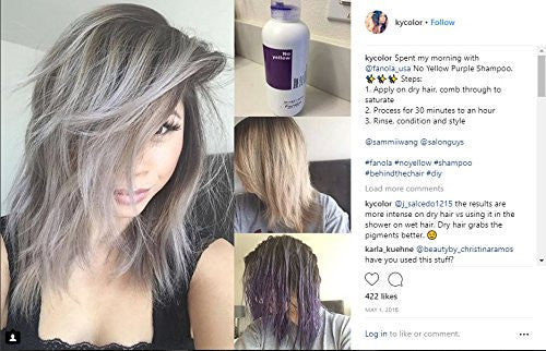 Fanola No Yellow Shampoo & Mask, 350 ml