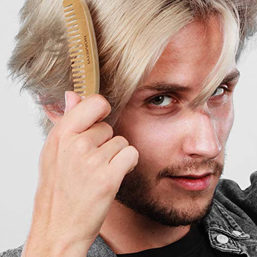 Ensemble de brosses à cheveux BOMEIYI, brosses à cheveux démêlantes en nylon, brosse à cheveux en bois de bambou pour femmes, hommes et enfants pour cheveux bouclés, brosse lissante pour cheveux fins et brillants