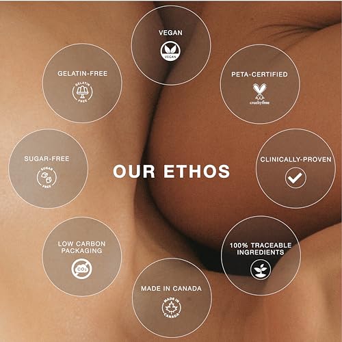 IMARAÏS BEAUTY by Sommer Ray 亮肤护肤软糖 - 素食角鲨烷、维生素 C、海洋藻类 - 柠檬味 - 60 粒软糖 / 162 克。