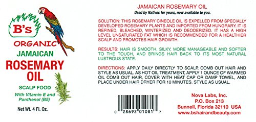Huile de romarin biologique jamaïcaine
