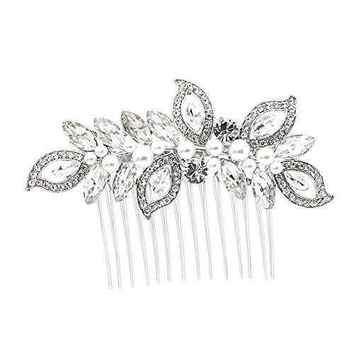 Rhinestone Crystal Wedding Bridal Hair Side Comb Women Hair Accessories Jewelry FA5093