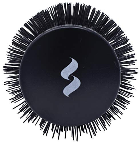 SPORNETTE Touche Nylon Bristle Round Brush 3 Inch #118 Lightweight Aluminum Professional Styling Round Brush Adding Volume, Lift, and Smoothing Medium & Long Hair Lengths All Hair Types