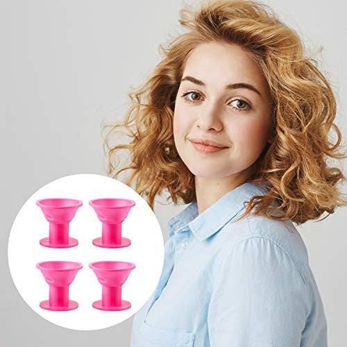 31 Pieces Small Silicone Hair Curlers Set, 30 Pack Magic Hair Rollers 1.6 Inch No Clip Silicone Curlers with a Black Storage Bag for Women and Kids (Small)