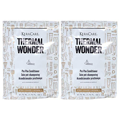 Avlon Keracare Thermal Wonder Pre Poo & Scalp Conditioner 1.75oz (Pack of 2)