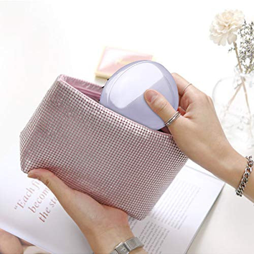 SOFOVIEW Ensemble de brosses à cheveux démêlantes, format voyage de poche + brosse professionnelle, peigne à cheveux coulissant, sans douleur, lissage et lissage doux, brosse domestique pour douche, cheveux mouillés ou secs, argent