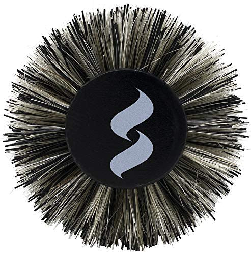 Spornette Touche Boar Bristle Round Brush 2 3/4 inch #130 Soft Boar Bristle Brush Foam Handle For Blowouts, Smoothing, Waving, Root Lift & Bounce to Medium Hair Lengths & All Hair Types