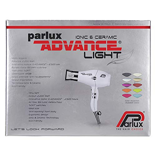 Parlux Advance Light Ionic & Ceramic Hair Dryer, Black – Canada Beauty  Supply