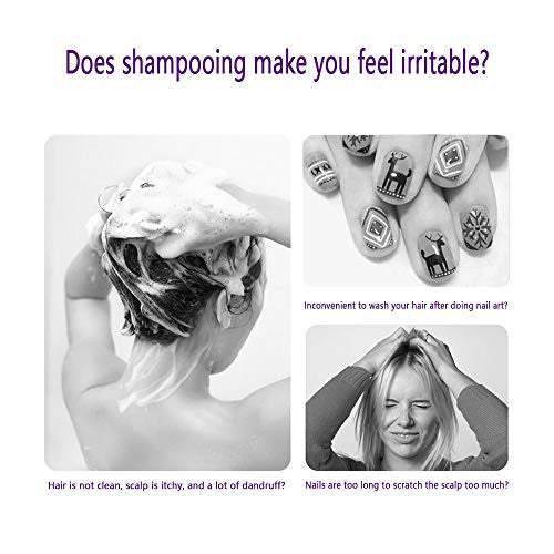 Masseur de cuir chevelu, brosse à cheveux avec poils en silicone souple, exfoliant pour cuir chevelu pour femmes, traitement des pellicules pour hommes, croissance des cheveux et libération du stress