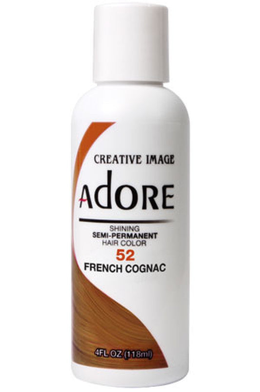 Adore-1 Semi Permanent Hair Color (4 oz)- 52 French Cognac