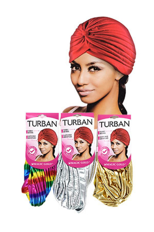 5989 Magic Gold Turban-Asst (dz)