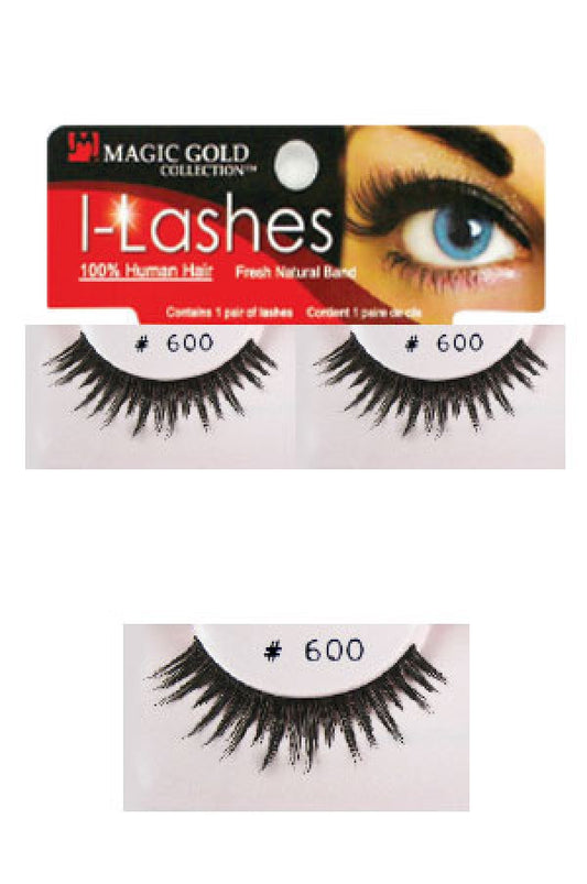 Magic Gold-600 I-lashes 100% Human Hair Fresh Natural Band