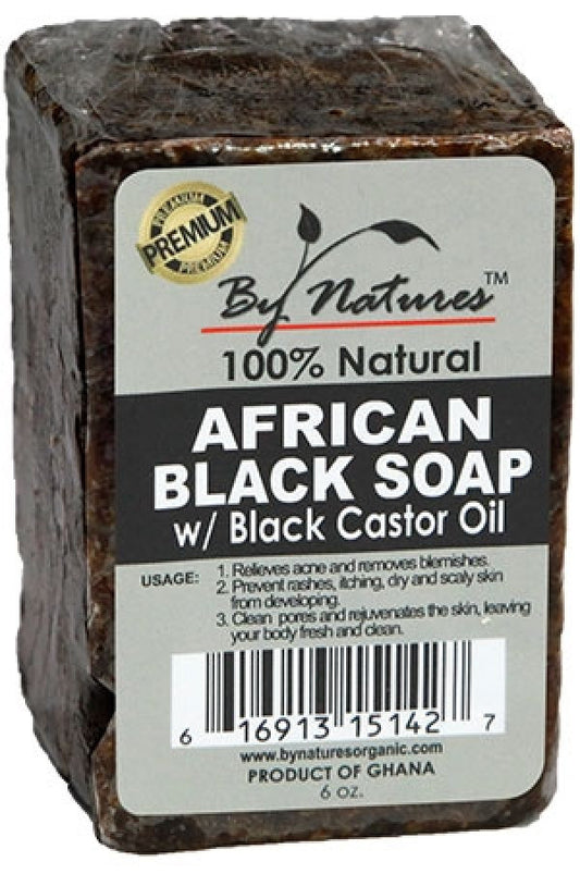 By Natures-box 29 African Black Soap w/Black Caster Oil(6oz)