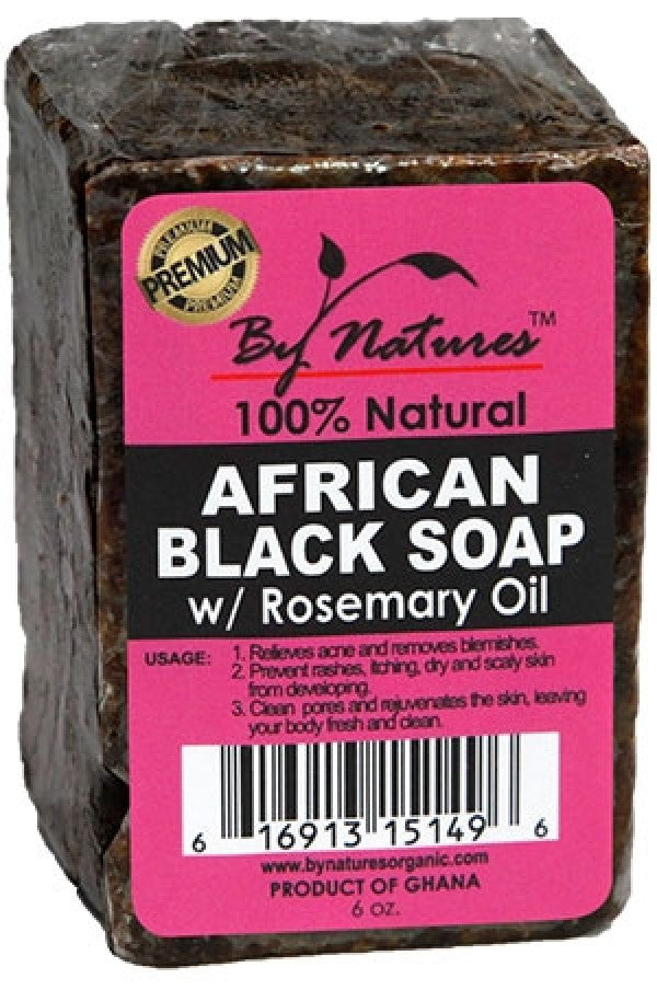 By Natures-box 33 African Black Soap w/Rosemary Oil(6oz)