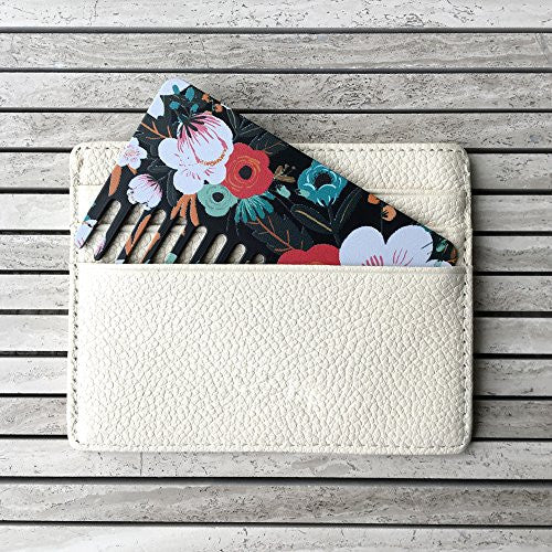 Go-Comb - Wallet Sized Hair & Travel Comb - Wide Tooth - Women's Plastic 3-Pack