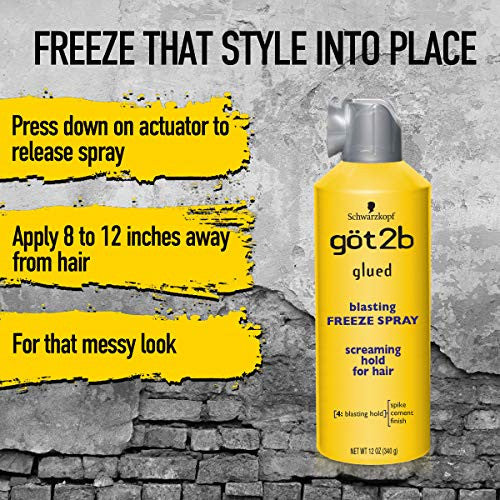 Got2b Glued Blasting Freeze Hairspray, 12 Ounce