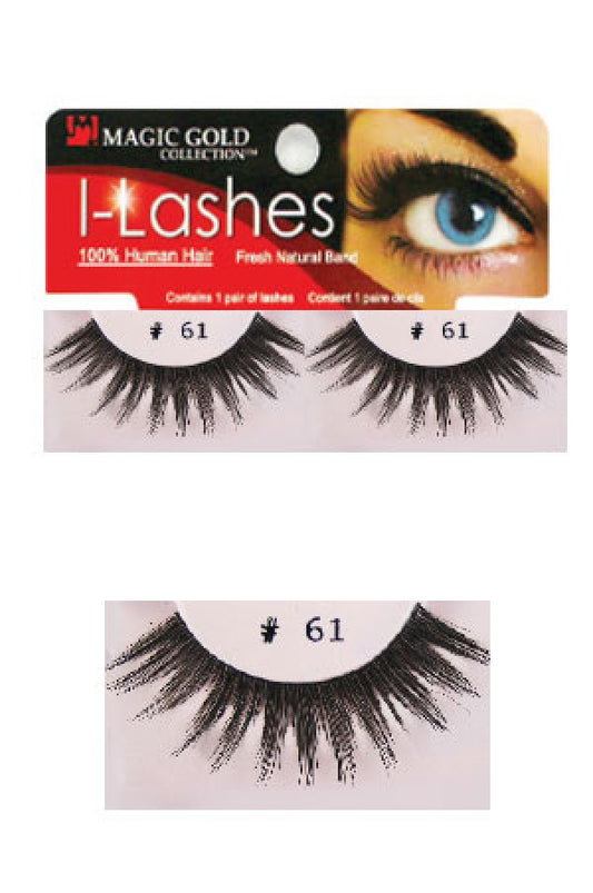 Magic Gold-61 I-lashes 100% Human Hair Fresh Natural Band