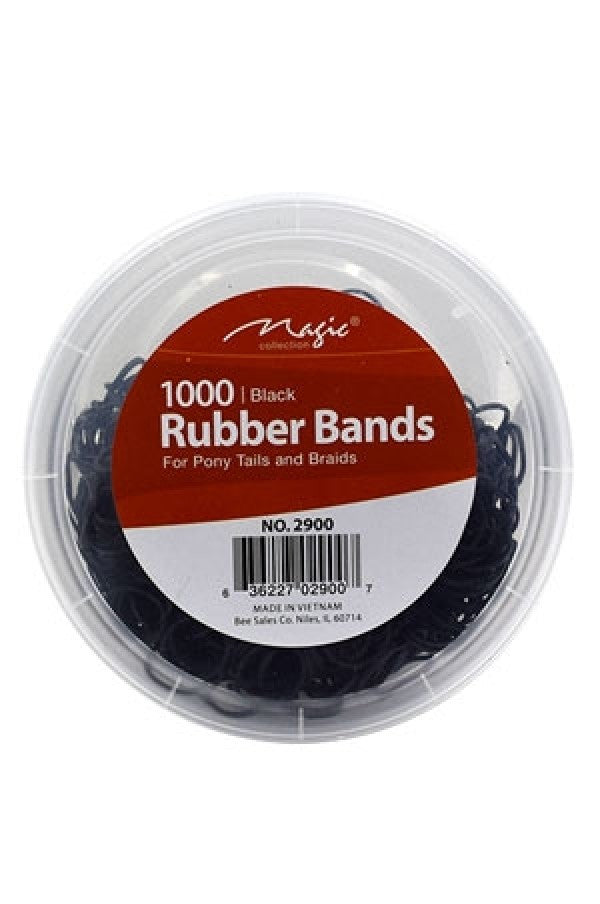 Magic Rubber Band 2900Black (1000pcs/jar) -jar