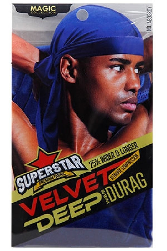 Magic Collection 4803 Velvet DuRag ROYAL -dz