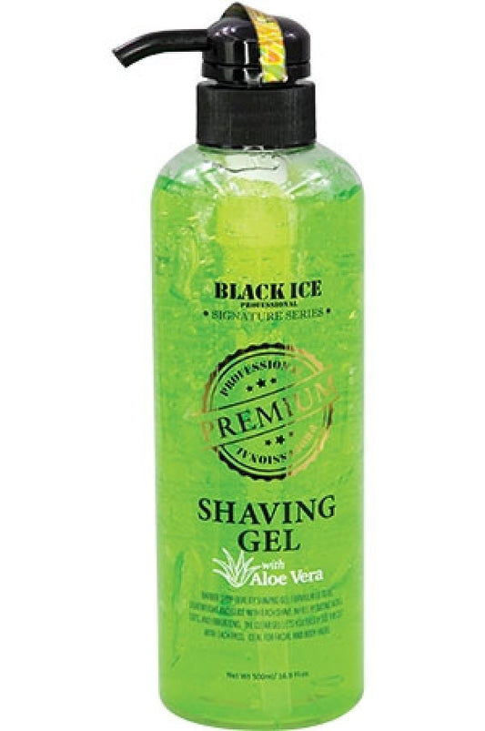 Black Ice-2 Shaving Gel W/ Aloe Vera (16.9oz)-pc