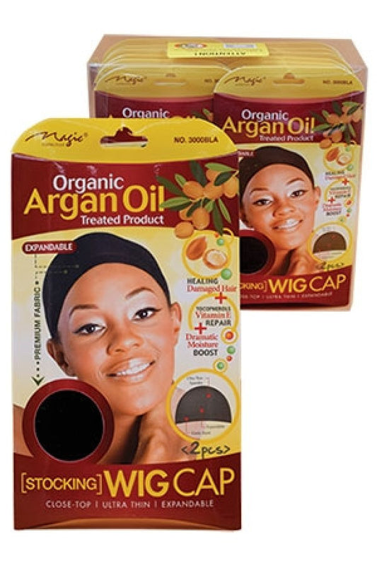 Magic Collection 3000BLA Agran Oil Stocking Wig Cap-dz