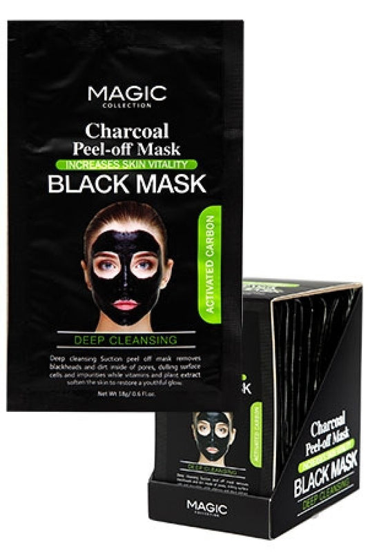 Magic Charcoal Peel-off Black Mask Pouch(24pc/ds)FAC404P-ds