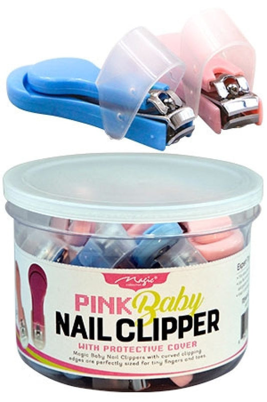 Magic Nail Care Pink Baby ClipperNC047-(24pc/JAR)-jar