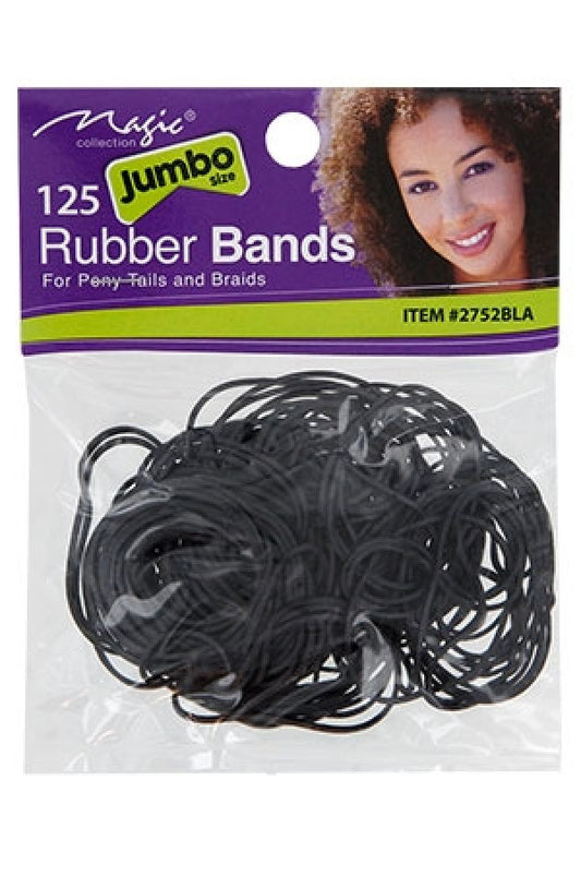 2752BLA Magic Rubber Band -125 Jumbo Black -dz