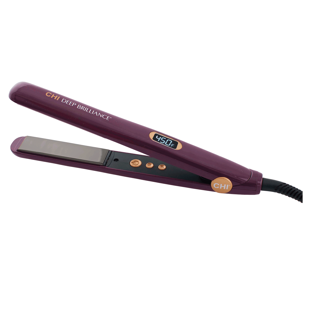 Farouk CHI Deep Brilliance Black Titanium Hairstyling Iron - 1 Inch