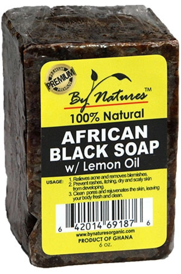 By Natures-box 34 African Black Soap w/Lemon Oil(6oz)