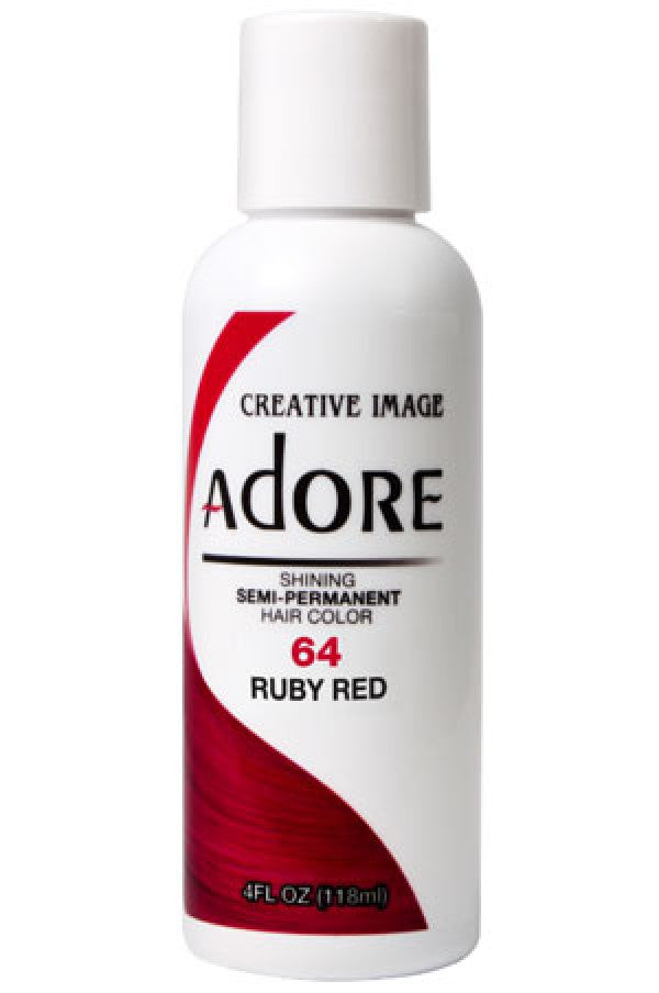 Adore-1 Semi Permanent Hair Color (4 oz)- 64 Ruby Red