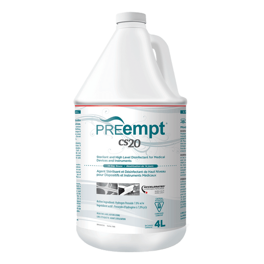 Cosmetic Brands of N. America VRX PREempt CS20 Sterilent & High Level Disinfectant 4 Liter