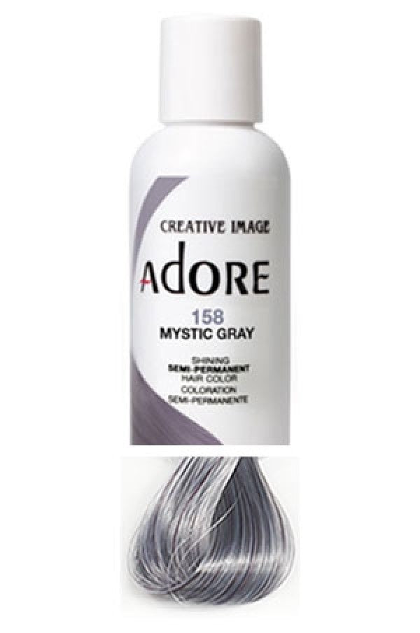 Adore-1 Semi Permanent Hair Color (4 oz)- 158 Mystic Gray