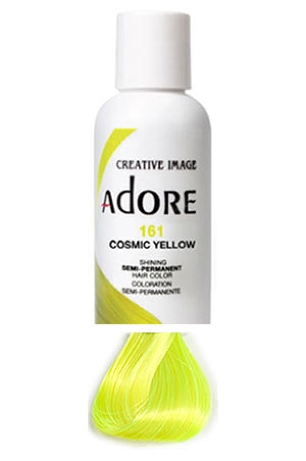 Adore-1 Semi Permanent Hair Color (4 oz)- 161 Cosmic  Yellow