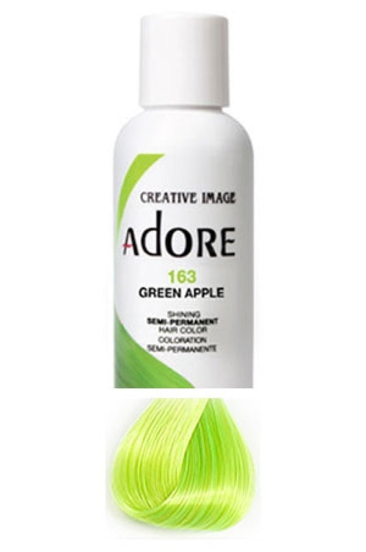Adore-1 Semi Permanent Hair Color (4 oz)- 163 Green Apple