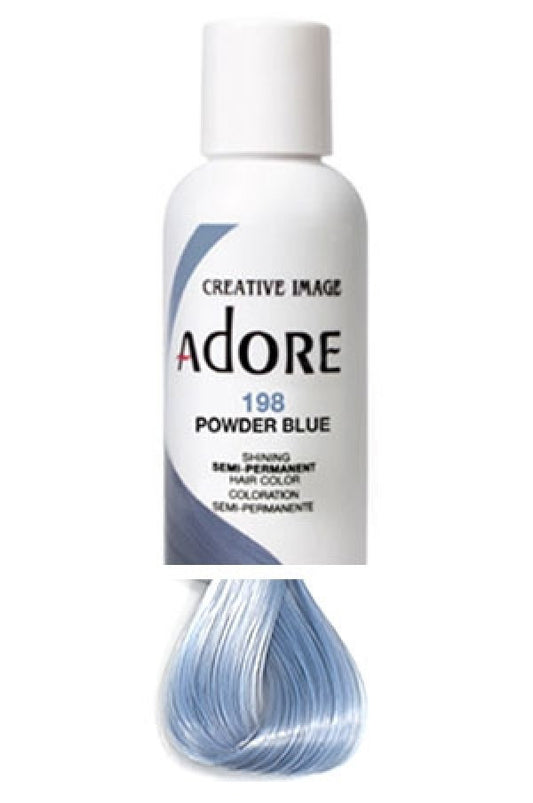 Adore-1 Semi Permanent Hair Color (4 oz)- 198 Powder Blue