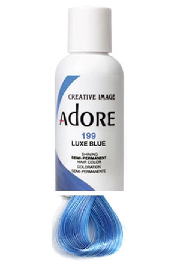 Adore-1 Semi Permanent Hair Color (4 oz)- 199 Luxe Blue