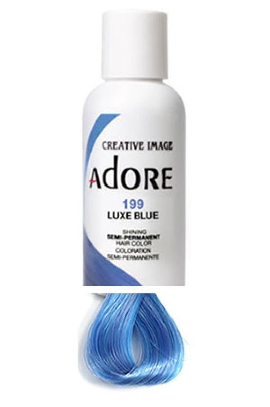 Adore-1 Semi Permanent Hair Color (4 oz)- 199 Luxe Blue