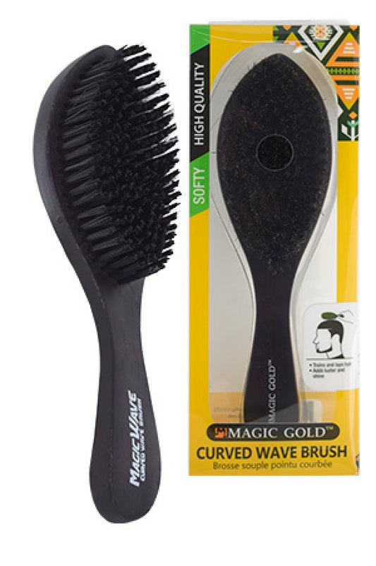 6809 Magic Gold Softy Curved Wave Brush  -pc