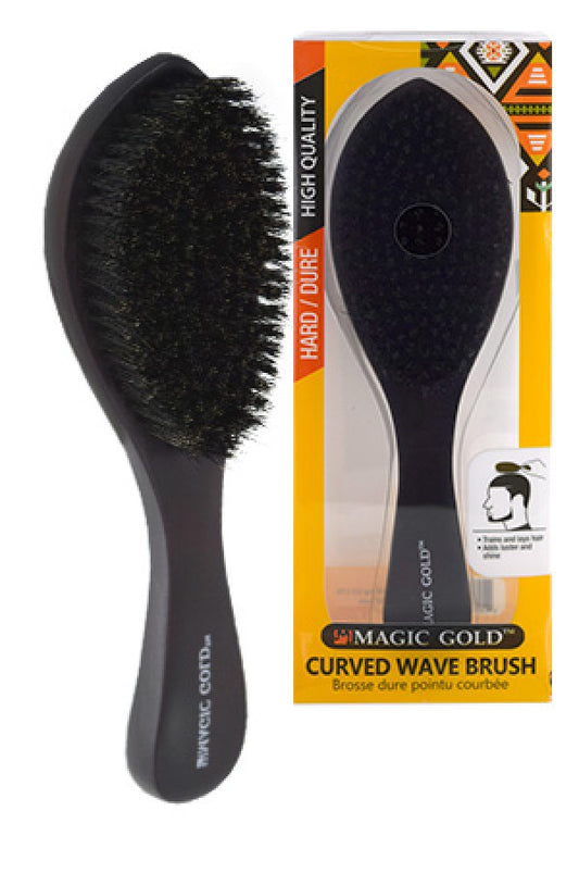 6810 Magic Gold Hard Curved WaveBrush  -pc