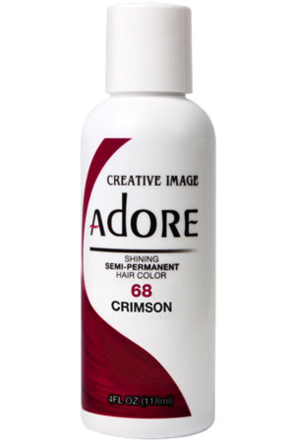 Adore-1 Semi Permanent Hair Color (4 oz)- 68 Crimson