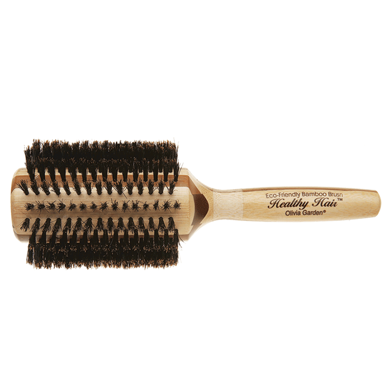 Olivia Garden Round Boar Bristle Brush - 3.25 Inch