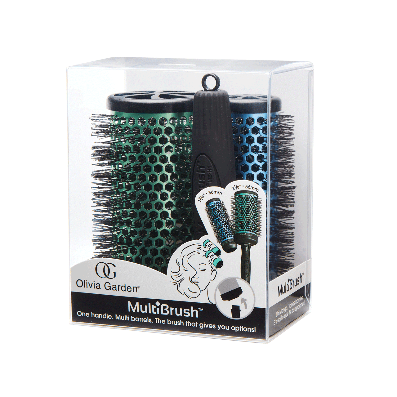 Olivia Garden MultiBrush - 3 Count Kit 1 Kit