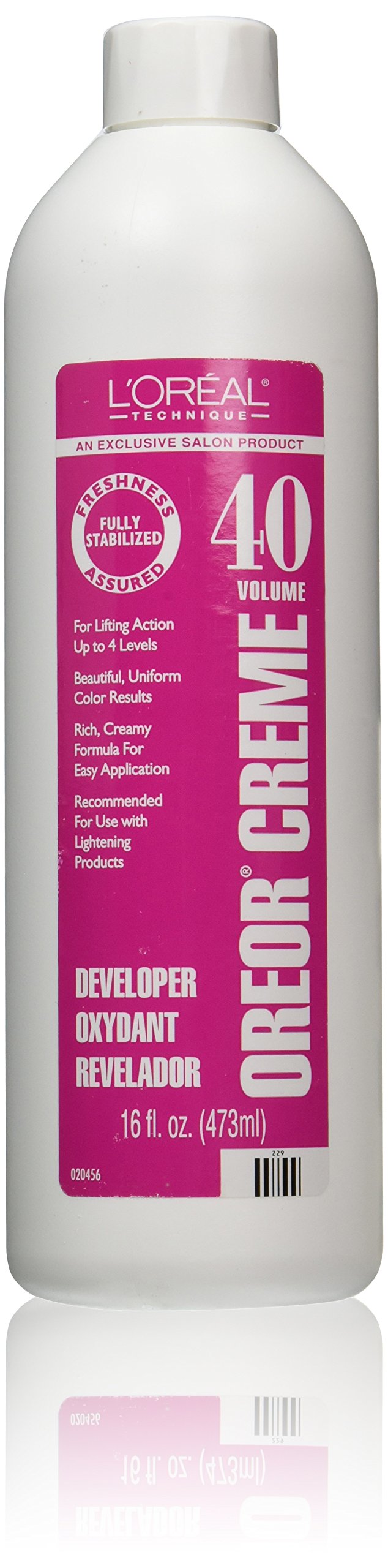 L'Oreal Paris Oreor Creme 40 Volume Developer, 16 Fl Oz