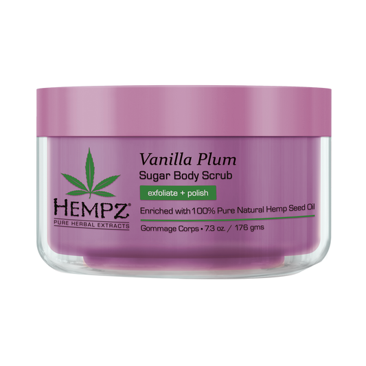 Hempz Vanilla Plum Herbal Sugar Body Scrub 7.3 fl. oz.