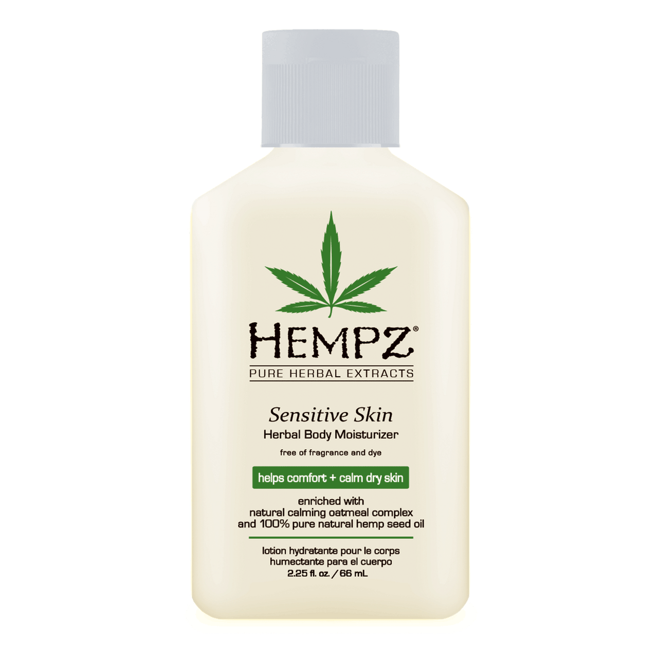 Hempz Sensitive Skin Herbal Body Moisturizer 2.25 fl. oz.